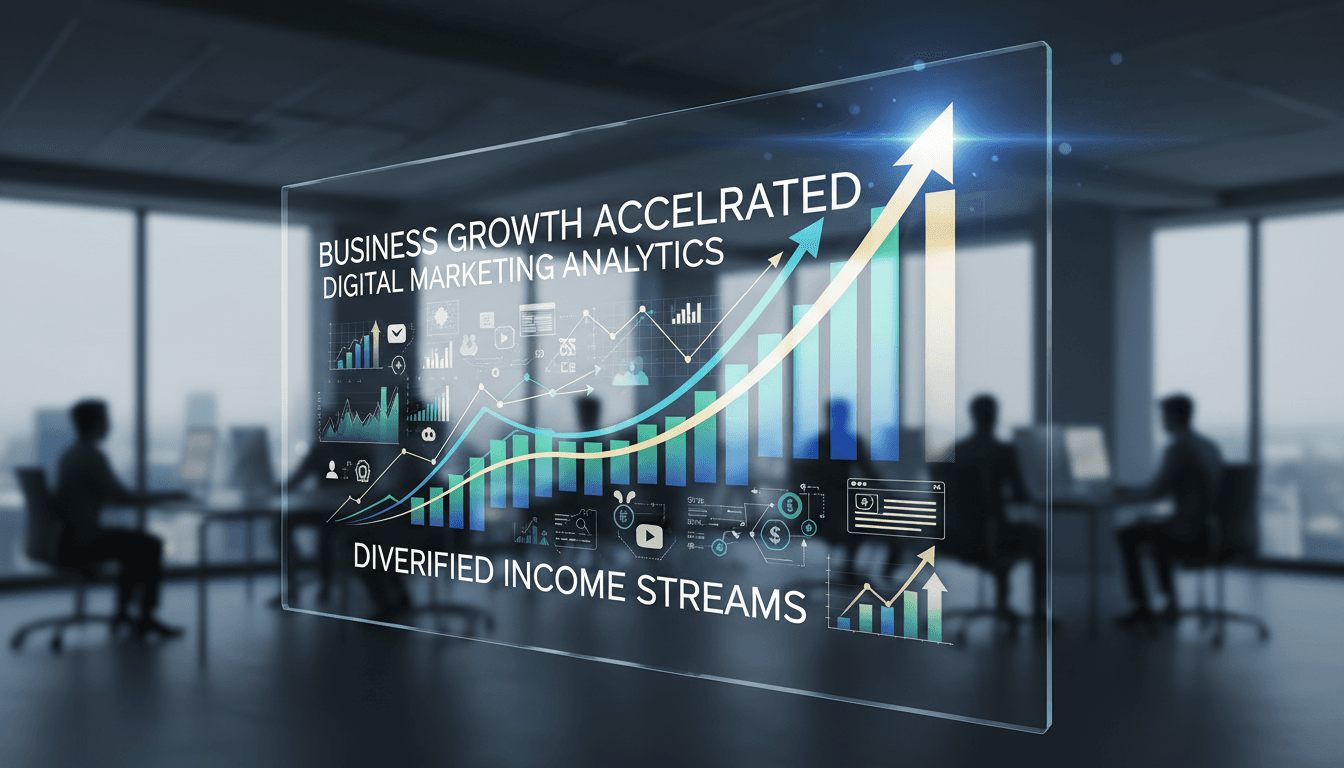 E-commerce business growth and income analytics