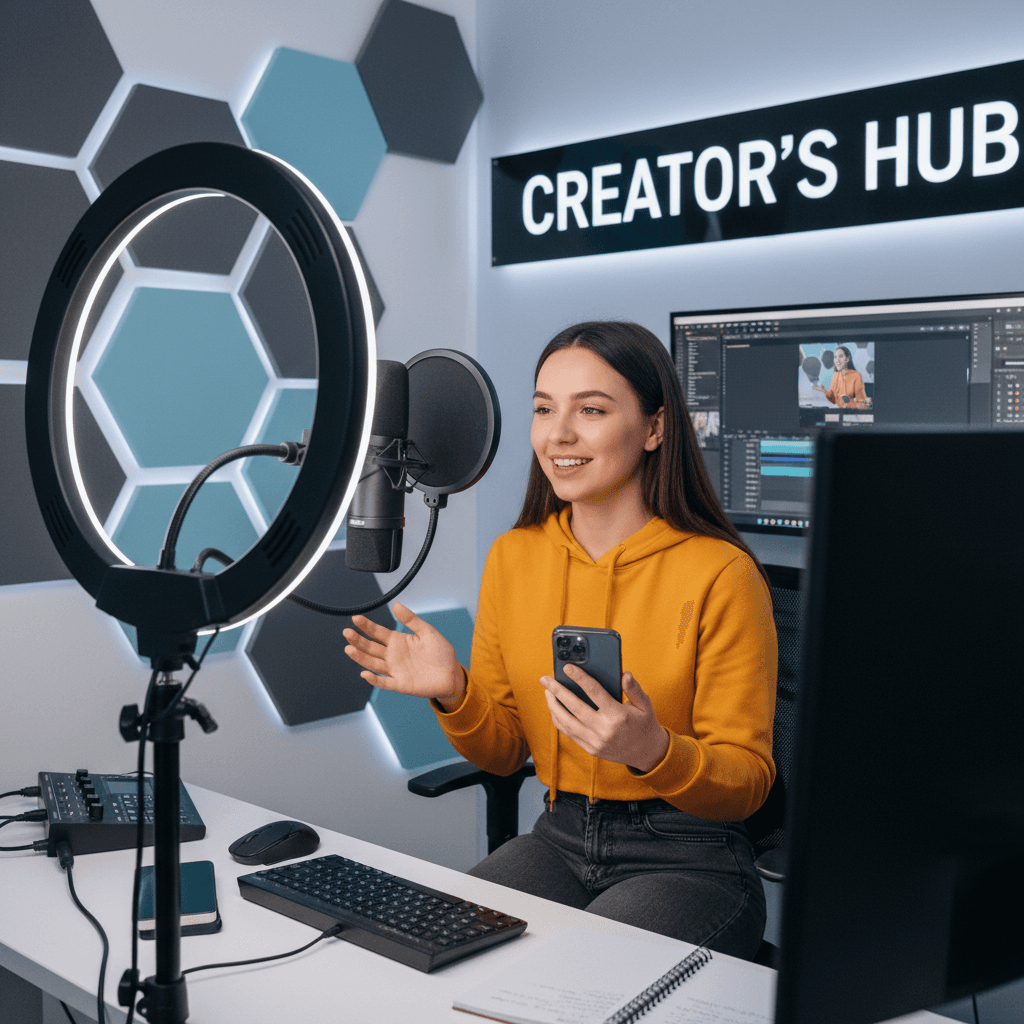 Content creation and production setup